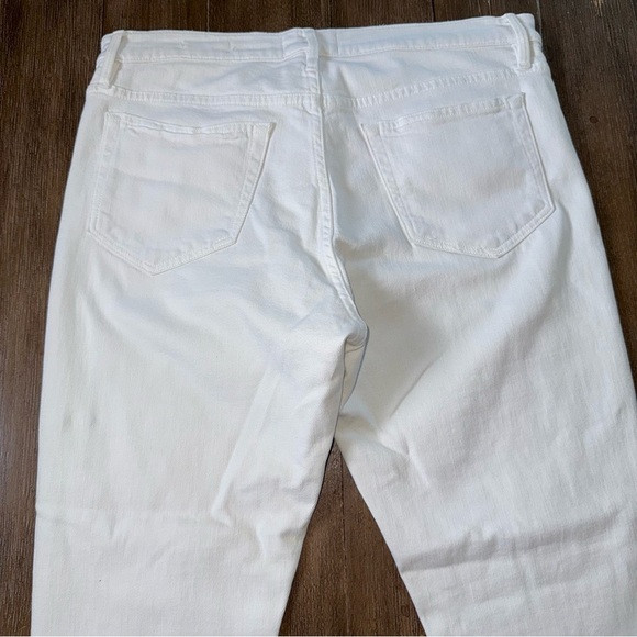 Frame Straight Leg Jean Distressed White Le Boy Jeans Size 29 - Picture 8 of 9